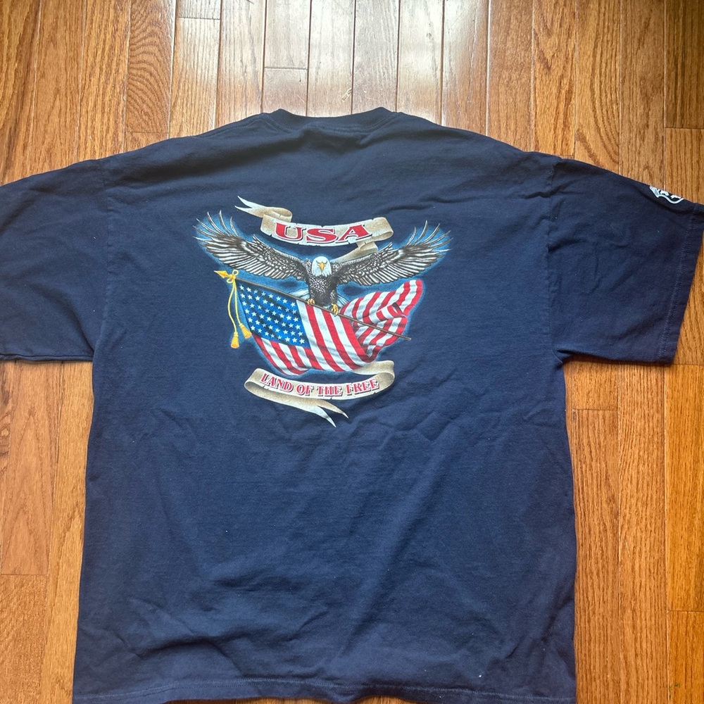 Vintage blue USA tee